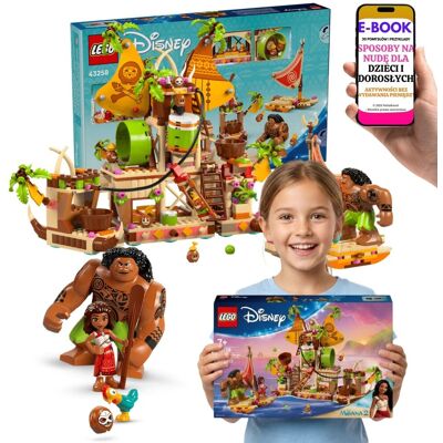 Disney Classic 43258 Barka Kakamorów Vaiana Maui Heihei Klocki LEGO + E-BOOK-3 Disney Classic 43258 Barka Kakamorów Vaiana Maui Heihei Klocki LEGO + E-BOOK-3