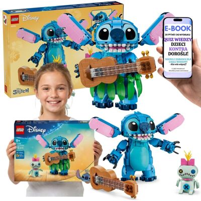 Lego Disney Classic Stitch i Strupka 43296 Klocki Disney Prezent Urodziny + E-BOOK-2 Lego Disney Classic Stitch i Strupka 43296 Klocki Disney Prezent Urodziny + E-BOOK-2