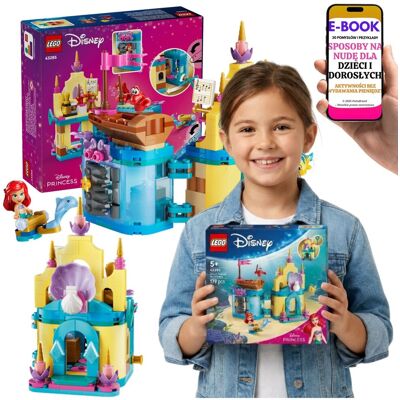 Lego DISNEY DLA DZIEWCZYNKI Arielka 43285 Minipałac Księżniczki + E-BOOK-3 Lego DISNEY DLA DZIEWCZYNKI Arielka 43285 Minipałac Księżniczki + E-BOOK-3