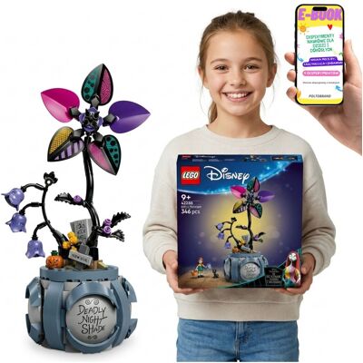 Lego DISNEY Doniczka Sally 43288 Miasteczko Halloween Prezent Dla Dziewczynki Córki + E-BOOK Lego DISNEY Doniczka Sally 43288 Miasteczko Halloween Prezent Dla Dziewczynki Córki + E-BOOK