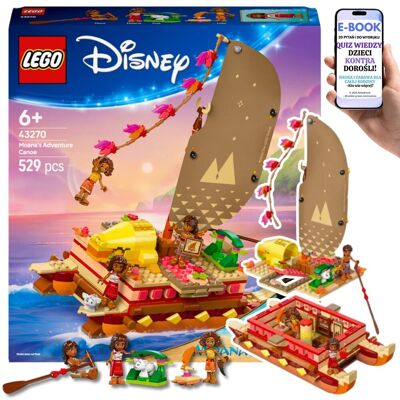 DISNEY KLOCKI PREZENT 6+ Disney Kajakowa Przygoda Vaiany – LEGO DLA DZIEWCZYNKI + EBOOK-2 DISNEY KLOCKI PREZENT 6+ Disney Kajakowa Przygoda Vaiany – LEGO DLA DZIEWCZYNKI + EBOOK-2