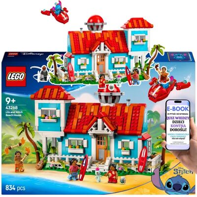 Lego Disney Lilo i Stitch – Zestaw Konstrukcyjny Z Domkiem, Postaciami i Statkiem 43268 – Prezent Dla Dziecka 9+ EBOOK-2 Lego Disney Lilo i Stitch – Zestaw Konstrukcyjny Z Domkiem, Postaciami i Statkiem 43268 – Prezent Dla Dziecka 9+ EBOOK-2