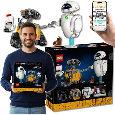 Disney Pixar WALL-E & EWA – Zestaw Dla Dorosłych (43279) Lego Dla Mężczyzny Faceta Męża + EBOOK-1 Disney Pixar WALL-E & EWA – Zestaw Dla Dorosłych (43279) Lego Dla Mężczyzny Faceta Męża + EBOOK-1