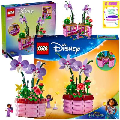 Disney Prezent - Doniczka Isabeli Kwiat Na Prezent Lego Klocki + Ebook Disney Prezent - Doniczka Isabeli Kwiat Na Prezent Lego Klocki + Ebook