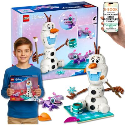 DISNEY PREZENT Frozen Olaf Bruni • Piknik hit prezentowy lego (43287) Klocki Prezent Dla Córki Wnuczki + EBOOK-1 DISNEY PREZENT Frozen Olaf Bruni • Piknik hit prezentowy lego (43287) Klocki Prezent Dla Córki Wnuczki + EBOOK-1