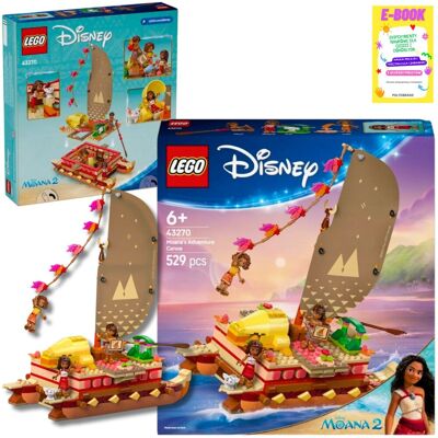 DISNEY PRINCESS Kajakowa przygoda Vaiany 43270 KLOCKI LEGO PREZENT + EBOOK DISNEY PRINCESS Kajakowa przygoda Vaiany 43270 KLOCKI LEGO PREZENT + EBOOK