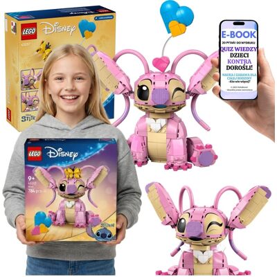 Lego DISNEY STITCH ANDZIA 43257 Figurka Angel Disney Ozdoba Pokoju + E-BOOK-2 Lego DISNEY STITCH ANDZIA 43257 Figurka Angel Disney Ozdoba Pokoju + E-BOOK-2