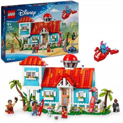Disney - Stitch Dom na plaży Lilo i Stitcha ZESTAW LEGO PREZENT DLA CHŁOPCA DZIEWCZYNKI DZIECI Disney - Stitch Dom na plaży Lilo i Stitcha ZESTAW LEGO PREZENT DLA CHŁOPCA DZIEWCZYNKI DZIECI