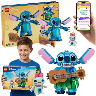 Lego Disney Stitch i Strupka 43296 Lilo i Stitch Figurka Prezent Dla Dziecka + E-BOOK Lego Disney Stitch i Strupka 43296 Lilo i Stitch Figurka Prezent Dla Dziecka + E-BOOK