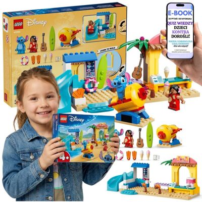 Lego Disney Stitch Lilo Plaża Prezent Dla Dzieci 43280 + E-BOOK-2 Lego Disney Stitch Lilo Plaża Prezent Dla Dzieci 43280 + E-BOOK-2