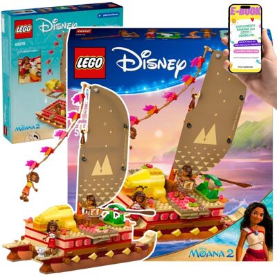 Lego DISNEY VAIANA 43270 PREZENT URODZINOWY Dla Dziecka KAJAKOWA PRZYGODA VAIANY + EBOOK Lego DISNEY VAIANA 43270 PREZENT URODZINOWY Dla Dziecka KAJAKOWA PRZYGODA VAIANY + EBOOK