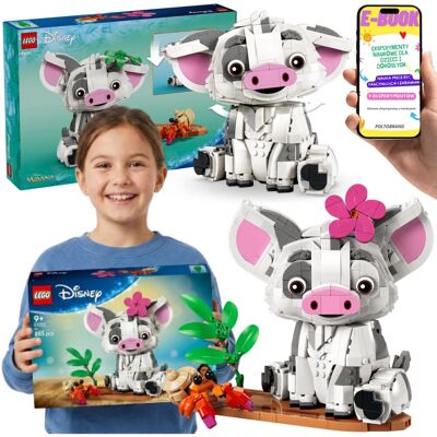 Lego Disney Vaiana Pua 43292 Świnka Pua Figurka Kolekcjonerska Prezent Dla Dziecka + E-BOOK Lego Disney Vaiana Pua 43292 Świnka Pua Figurka Kolekcjonerska Prezent Dla Dziecka + E-BOOK