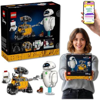 Disney WALL-E i EWA Kolekcjonerski Zestaw 811 el. (43279) Lego Dla Dorosłych + EBOOK Disney WALL-E i EWA Kolekcjonerski Zestaw 811 el. (43279) Lego Dla Dorosłych + EBOOK
