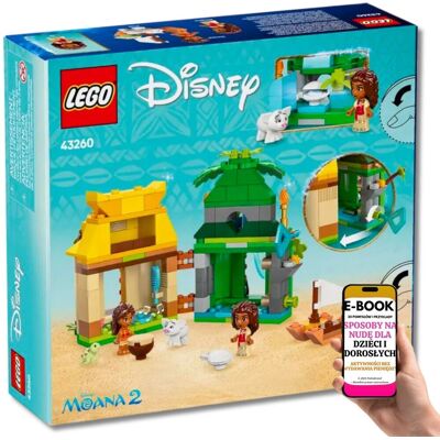 Lego Disney Wyspa Vaiany – Kreatywna zabawa z bajki Vaiana 2 Figurki, przygody i magiczny domek Dla Córki Dziewczynki + EBOOK-3 Lego Disney Wyspa Vaiany – Kreatywna zabawa z bajki Vaiana 2 Figurki, przygody i magiczny domek Dla Córki Dziewczynki + EBOOK-3