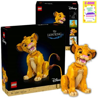 disney zestaw król lew simba młody lego prezent + ebook disney zestaw król lew simba młody lego prezent + ebook