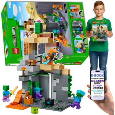 DLA CHŁOPCA MINECRAFT Zombie Dungeon (21587) Lego prezent na święta urodziny Dzień Dziecka + EBOOK-2 DLA CHŁOPCA MINECRAFT Zombie Dungeon (21587) Lego prezent na święta urodziny Dzień Dziecka + EBOOK-2