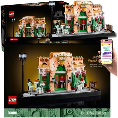 Lego DLA DOROSŁYCH - ICONS Francuska Kawiarenka 10362 PREZENT DLA NIEJ NIEGO + EBOOK Lego DLA DOROSŁYCH - ICONS Francuska Kawiarenka 10362 PREZENT DLA NIEJ NIEGO + EBOOK