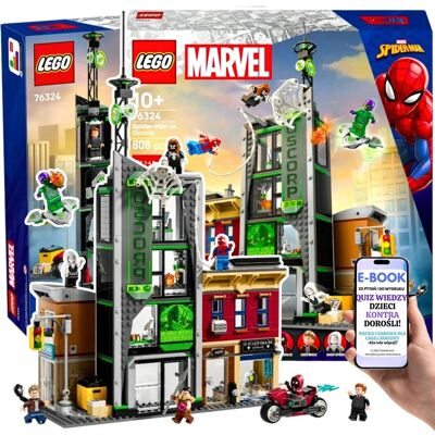 Lego DLA DZIECI I DOROSŁYCH SPIDER MAN MARVEL Super Heroes VENOM OSCORP i 8 figurek (76324) + EBOOK-2 Lego DLA DZIECI I DOROSŁYCH SPIDER MAN MARVEL Super Heroes VENOM OSCORP i 8 figurek (76324) + EBOOK-2