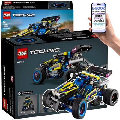 DLA DZIECKA 8+ LEGO Technic Łazik Terenowy (42164) Ruchomy Silnik, Zawieszenie, Kierownica – Klocki Prezent Dla Dzieci + EBOOK-2 DLA DZIECKA 8+ LEGO Technic Łazik Terenowy (42164) Ruchomy Silnik, Zawieszenie, Kierownica – Klocki Prezent Dla Dzieci + EBOOK-2