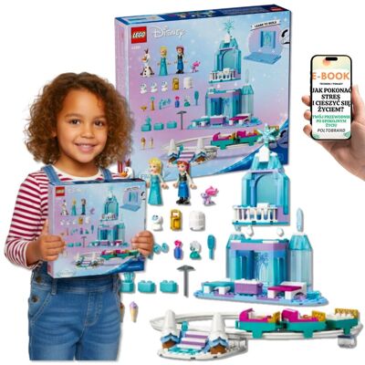 DLA DZIEWCZYNKI FROZEN DISNEY • LODOWY ZAMEK • SANIE (43281) Lego Prezent Dla Córki Wnuczki + EBOOK-1 DLA DZIEWCZYNKI FROZEN DISNEY • LODOWY ZAMEK • SANIE (43281) Lego Prezent Dla Córki Wnuczki + EBOOK-1