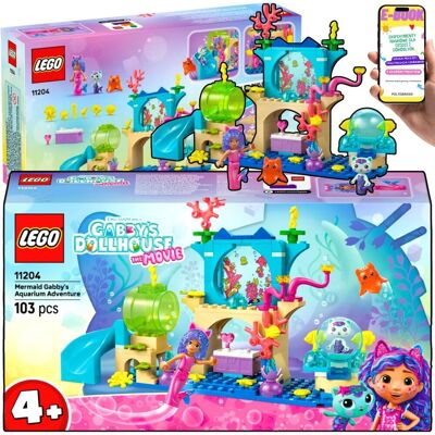 Lego DLA DZIEWCZYNKI KOCI DOMEK GABI BAJKOWA PODWODNA PRZYGODA SYRENKI GABI (11204) Zjeżdżalnia, skarb, kotki i magiczne detale + EBOOK Lego DLA DZIEWCZYNKI KOCI DOMEK GABI BAJKOWA PODWODNA PRZYGODA SYRENKI GABI (11204) Zjeżdżalnia, skarb, kotki i magiczne detale + EBOOK