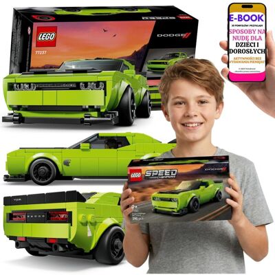 Lego DODGE CHALLENGER Speed Champions 77237 Prezent Dla Fana Aut + E-BOOK-3 Lego DODGE CHALLENGER Speed Champions 77237 Prezent Dla Fana Aut + E-BOOK-3