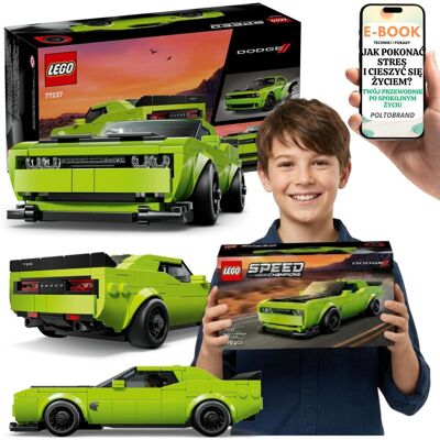 DODGE HELLCAT 77237 Samochód Sportowy LEGO Prezent Dla Chłopca + E-BOOK-1 DODGE HELLCAT 77237 Samochód Sportowy LEGO Prezent Dla Chłopca + E-BOOK-1