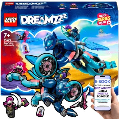 DREAMZzz Dwufunkcyjny Koci motocykl Zoey (71479) Pojazd i kot bojowy w jednym zestawie Lego Dla Córki Syna 8 9 10 11 12 13 Latka + EBOOK-2 DREAMZzz Dwufunkcyjny Koci motocykl Zoey (71479) Pojazd i kot bojowy w jednym zestawie Lego Dla Córki Syna 8 9 10 11 12 13 Latka + EBOOK-2