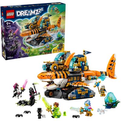 Lego DREAMZzz™, klocki, Rekinoczołg tygrysi, 71515 Lego DREAMZzz™, klocki, Rekinoczołg tygrysi, 71515