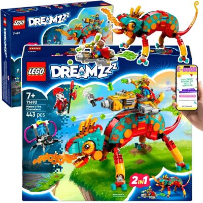 DREAMZzz Ognisty Kameleon Mateo 2 Modele w 1: Blaster + Mech (71492) Lego Dla Dzieci 7+ EBOOK DREAMZzz Ognisty Kameleon Mateo 2 Modele w 1: Blaster + Mech (71492) Lego Dla Dzieci 7+ EBOOK