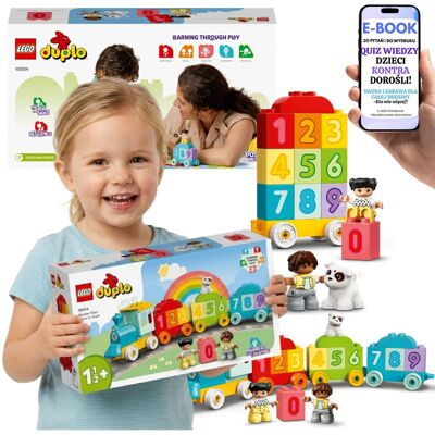 Lego DUPLO 10954 Nauka Liczenia Pociąg Edukacyjny Dla Chłopca Dziewczynki + E-BOOK-2 Lego DUPLO 10954 Nauka Liczenia Pociąg Edukacyjny Dla Chłopca Dziewczynki + E-BOOK-2