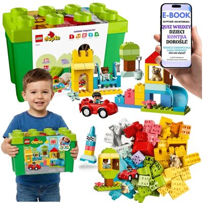 Lego DUPLO DELUXE 10914 Kreatywne Klocki Dla Dziewczynki Chłopca + E-BOOK-2 Lego DUPLO DELUXE 10914 Kreatywne Klocki Dla Dziewczynki Chłopca + E-BOOK-2