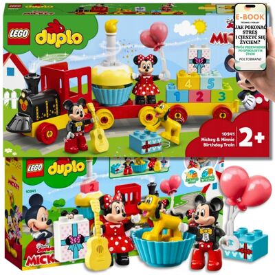 Lego DUPLO DISNEY POCIĄG URODZINOWY Z MYSZKĄ MIKI I MINNIE 10941 - KLOCKI RPEZENT + EBOOK-1 Lego DUPLO DISNEY POCIĄG URODZINOWY Z MYSZKĄ MIKI I MINNIE 10941 - KLOCKI RPEZENT + EBOOK-1