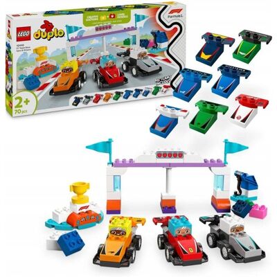 Duplo - Formuła 1 Wyścigi Auta Bolidy i Kierowcy F1 ZESTAW LEGO PREZENT DLA CHŁOPCA DZIEWCZYNKI DZIECI Duplo - Formuła 1 Wyścigi Auta Bolidy i Kierowcy F1 ZESTAW LEGO PREZENT DLA CHŁOPCA DZIEWCZYNKI DZIECI