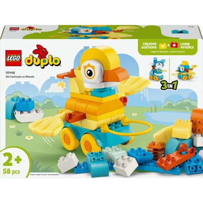Duplo - Kaczuszka Zwierzątka na kółkach ZESTAW LEGO PREZENT DLA CHŁOPCA DZIEWCZYNKI DZIECI Duplo - Kaczuszka Zwierzątka na kółkach ZESTAW LEGO PREZENT DLA CHŁOPCA DZIEWCZYNKI DZIECI