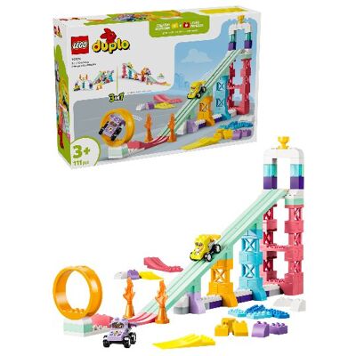 Lego DUPLO, klocki, Kreatywne rampy 3 w 1 z pojazdami, 10478 Lego DUPLO, klocki, Kreatywne rampy 3 w 1 z pojazdami, 10478