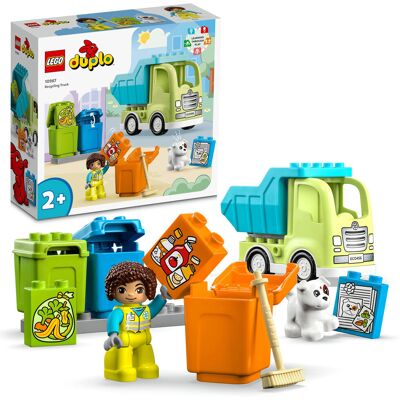 Lego DUPLO, klocki Town Ciężarówka recyklingowa, 10987 Lego DUPLO, klocki Town Ciężarówka recyklingowa, 10987