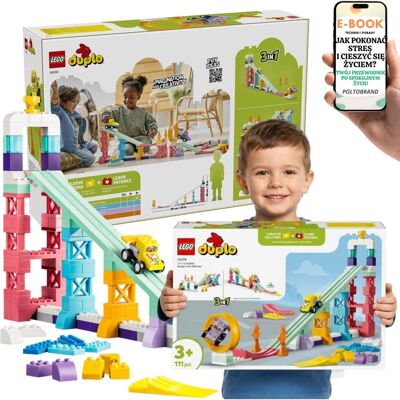Lego DUPLO Kreatywne Rampy 3w1 Tor Wyścigowy Auta (10478) + E-BOOK-1 Lego DUPLO Kreatywne Rampy 3w1 Tor Wyścigowy Auta (10478) + E-BOOK-1