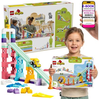 Lego DUPLO Kreatywne Rampy z Pojazdami 10478 Wyścigówki + E-BOOK-3 Lego DUPLO Kreatywne Rampy z Pojazdami 10478 Wyścigówki + E-BOOK-3