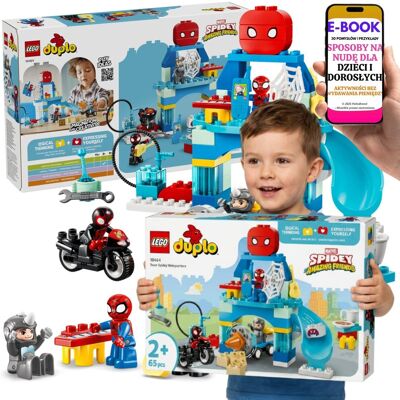 Lego DUPLO Kryjówka Pajęczej Drużyny 10464 Superbohaterowie + E-BOOK-3 Lego DUPLO Kryjówka Pajęczej Drużyny 10464 Superbohaterowie + E-BOOK-3