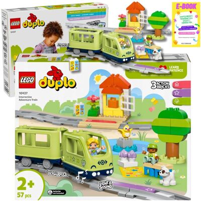 Lego DUPLO Przygoda z interaktywnym pociągiem KLOCKI PREZENT 10427 + EBOOK Lego DUPLO Przygoda z interaktywnym pociągiem KLOCKI PREZENT 10427 + EBOOK