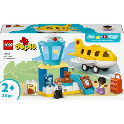 Duplo - Samolot Lotnisko Pierwszy raz na lotnisku ZESTAW LEGO PREZENT DLA CHŁOPCA DZIEWCZYNKI DZIECI Duplo - Samolot Lotnisko Pierwszy raz na lotnisku ZESTAW LEGO PREZENT DLA CHŁOPCA DZIEWCZYNKI DZIECI