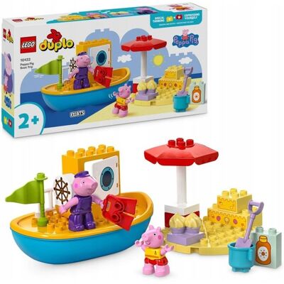 Duplo - Statek Rejs łodzią Świnka Peppa ZESTAW LEGO PREZENT DLA CHŁOPCA DZIEWCZYNKI DZIECI Duplo - Statek Rejs łodzią Świnka Peppa ZESTAW LEGO PREZENT DLA CHŁOPCA DZIEWCZYNKI DZIECI