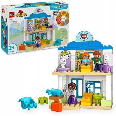 Duplo - Szpital Pierwsza Wizyta u Lekarza Doktor ZESTAW LEGO PREZENT DLA CHŁOPCA DZIEWCZYNKI DZIECI Duplo - Szpital Pierwsza Wizyta u Lekarza Doktor ZESTAW LEGO PREZENT DLA CHŁOPCA DZIEWCZYNKI DZIECI