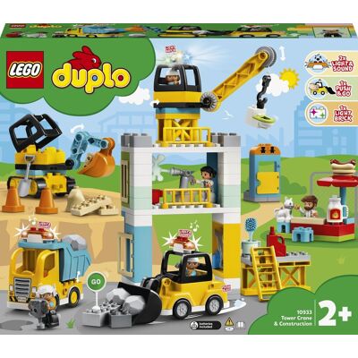LEGO DUPLO Wieża i Plac Budowy - Zestaw Budowlany LEGO DUPLO Wieża i Plac Budowy - Zestaw Budowlany