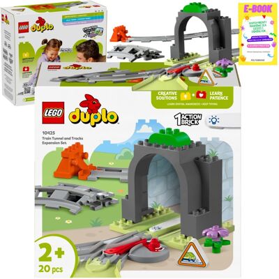 Lego DUPLO Tunel i Tory Kolejowe - Zestaw rozszerzający 10425 KLOCKI PREZENT + EBOOK Lego DUPLO Tunel i Tory Kolejowe - Zestaw rozszerzający 10425 KLOCKI PREZENT + EBOOK