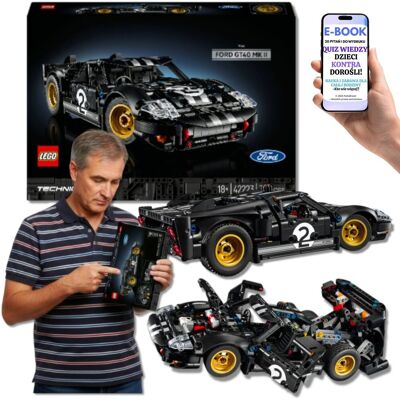 DUŻE AUTKO Technic Ford GT40 MK2 Autko Samochód Lego Na Prezent Dla Taty Męża Faceta Chłopaka 19+ EBOOK-2 DUŻE AUTKO Technic Ford GT40 MK2 Autko Samochód Lego Na Prezent Dla Taty Męża Faceta Chłopaka 19+ EBOOK-2