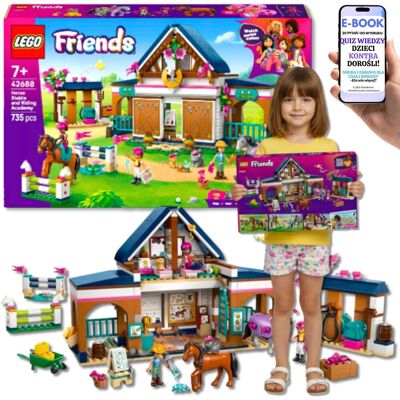DUŻY ZESTAW FRIENDS DLA DZIEWCZYNKI szkółka jeździecka zabawa w opiekę nad końmi (42688) Lego Dla Córki 8 9 10 11 12 Latki + EBOOK-2 DUŻY ZESTAW FRIENDS DLA DZIEWCZYNKI szkółka jeździecka zabawa w opiekę nad końmi (42688) Lego Dla Córki 8 9 10 11 12 Latki + EBOOK-2