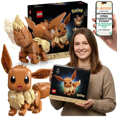 EEVEE 72151 Pokémon LEGO Kolekcjonerska Figurka Do Pokoju + E-BOOK-1 EEVEE 72151 Pokémon LEGO Kolekcjonerska Figurka Do Pokoju + E-BOOK-1