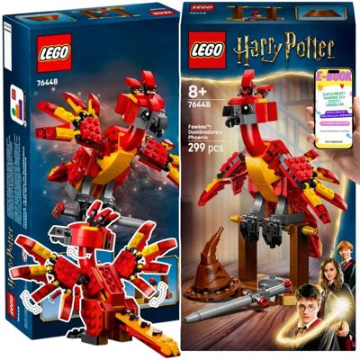 Lego Fawkes – Feniks Dumbledore’a (76448) Ruchoma figurka z akcesoriami – wyjątkowy PREZENT DLA DZIECKA + EBOOK Lego Fawkes – Feniks Dumbledore’a (76448) Ruchoma figurka z akcesoriami – wyjątkowy PREZENT DLA DZIECKA + EBOOK